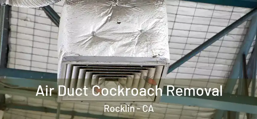  Air Duct Cockroach Removal Rocklin - CA